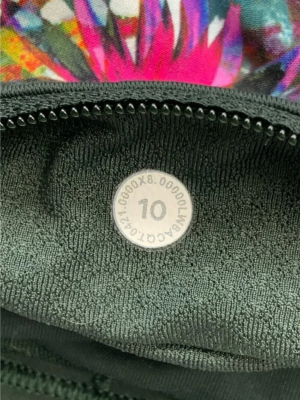 Lululemon Pace Rival Mid-Rise Skirt Skort 10 Vivid Floral Tone Multi Tennis